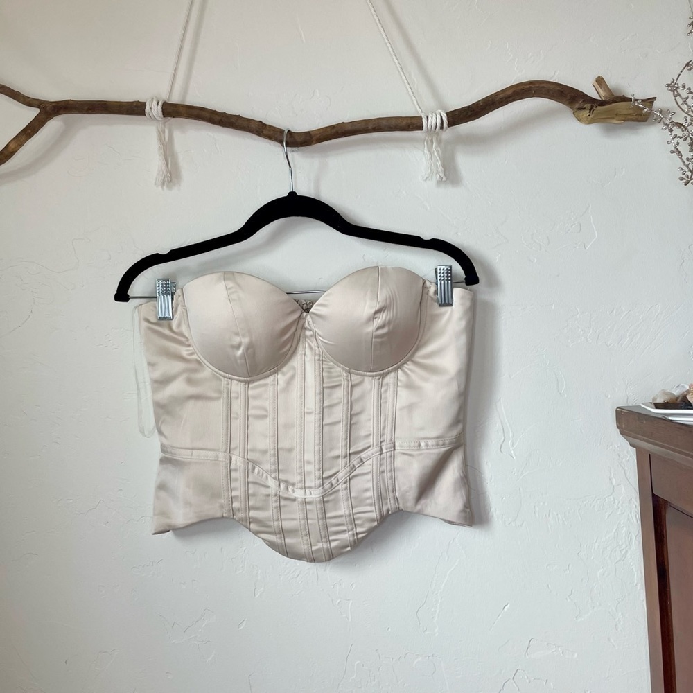 Champagne Corset PrettyLittleThing NWT